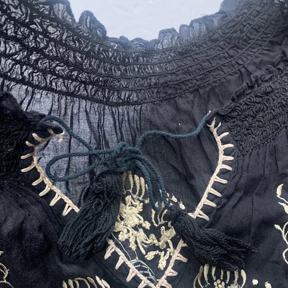 JOIE Sheer Top Black Size Small - Picture 2 of 9